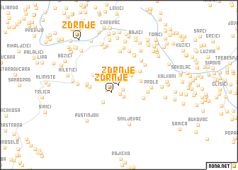 map of Ždrnje