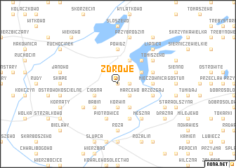 map of Zdroje