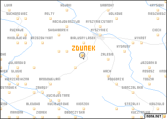 map of Zdunek