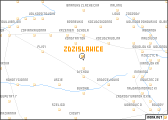 map of Zdzisławice