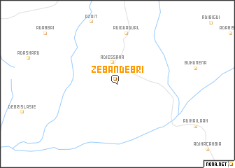 map of Zeban Debri