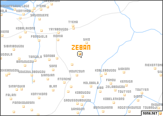 map of Zeban