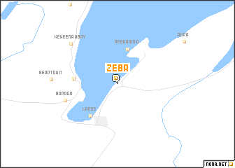 map of Zeba