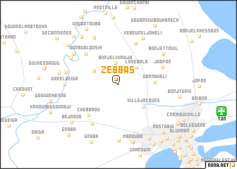 map of Zebbas