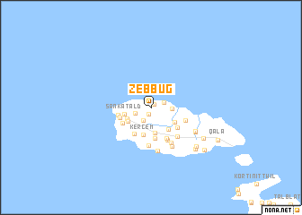 map of Żebbuġ