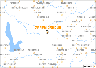 map of Zebedia Shawa