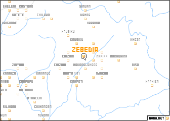 map of Zebedia