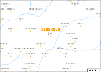 map of Zebekula