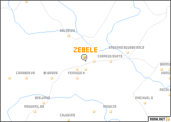 map of Zebelé