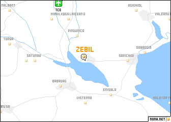 map of Zebil