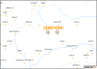 map of Zebir
