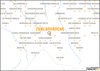 map of Zeblon Kanche