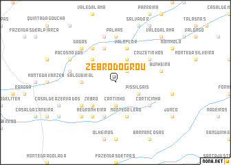 map of Zebro do Grou