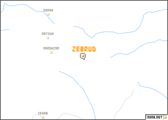 map of Zebrūd