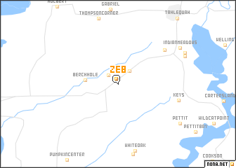 map of Zeb