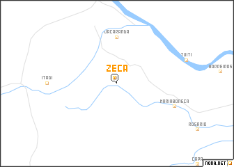 map of Zeca