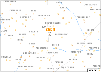 map of Zeca