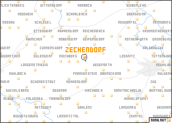 map of Zechendorf