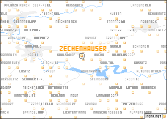 map of Zechenhäuser