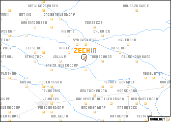 map of Zechin