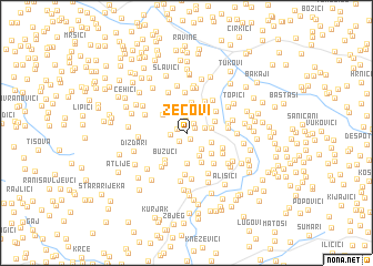 map of Zecovi