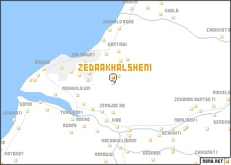 map of Zeda Akhalsheni