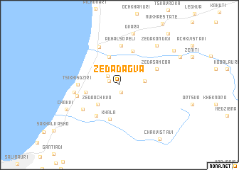 map of Zeda Dagva