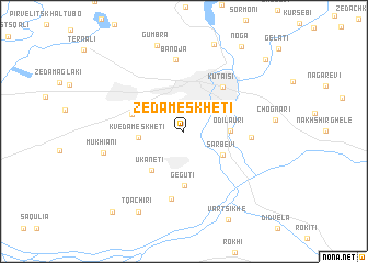 map of Zeda Meskhet\