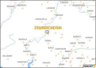 map of Zeda-Oncheishi