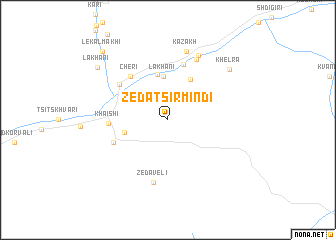 map of Zeda Tsirmindi