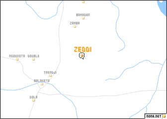 map of Zéddi