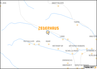 map of Zederhaus