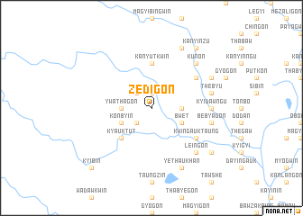 map of Zedigon