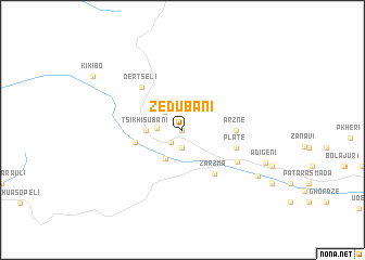 map of Zedubani