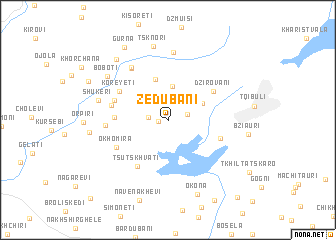 map of Zedubani