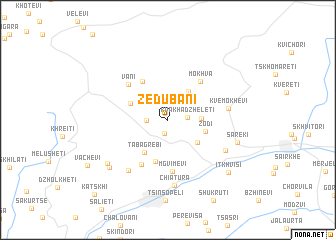 map of Zedubani