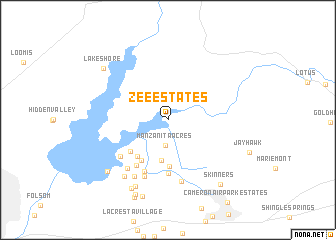 map of Zee Estates