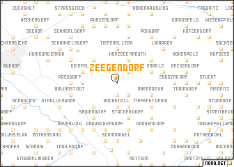 map of Zeegendorf
