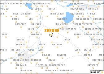 map of Zeegse