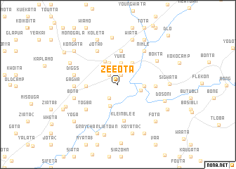 map of Zeeota