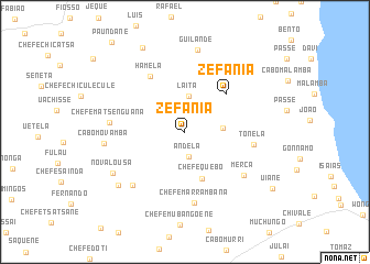 map of Zefania