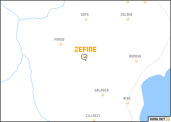 map of Zefine