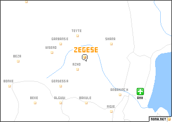 map of Zegesē