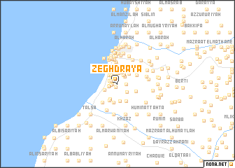 map of Zeghdrâya