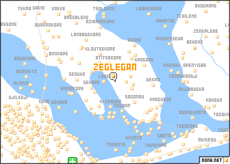 map of Zéglégan