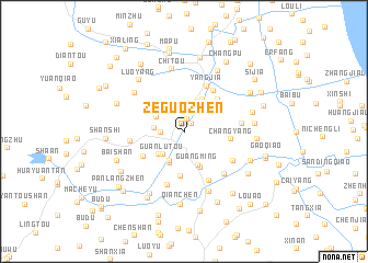 map of Zeguozhen