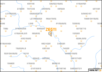 map of Zegyi