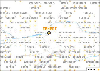 map of Zehent