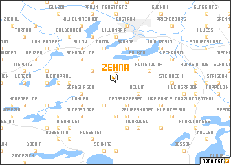 map of Zehna