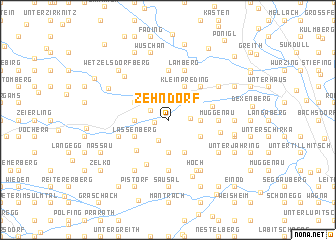 map of Zehndorf